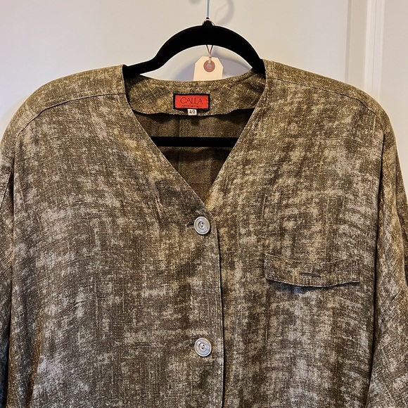 22. Calla Linen Blazer - Made In Italy - Picture 4 of 4